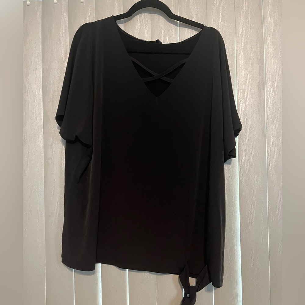 Elegant Black Women's Top